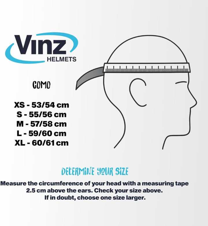 VINZ Como Jethelm mit Visier ECE 22.06 Zertifiziert | Roller Helm Mopedhelm Für Motoroller & Vespa |