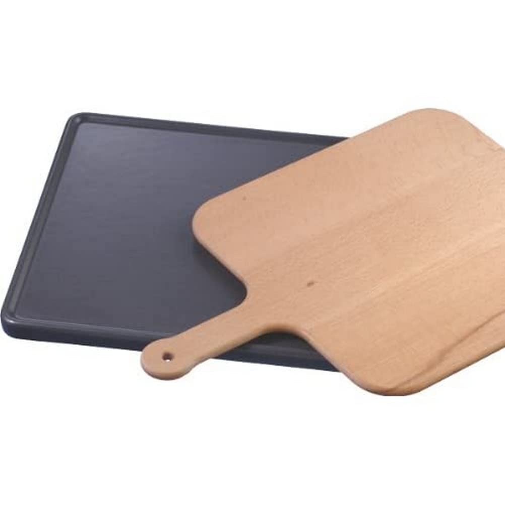 Siemens Keramikbackstein inkl. Holzschieber / Für Backöfen / Ideal für das Backen von Pizza, Brot, F