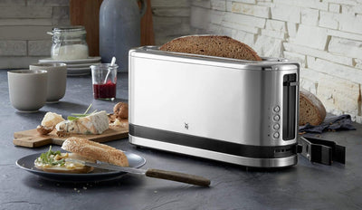 WMF Küchenminis 2 in 1 Vario Wasserkocher, 1,0l, 1900 W & Küchenminis Toaster Langschlitz mit Brötch