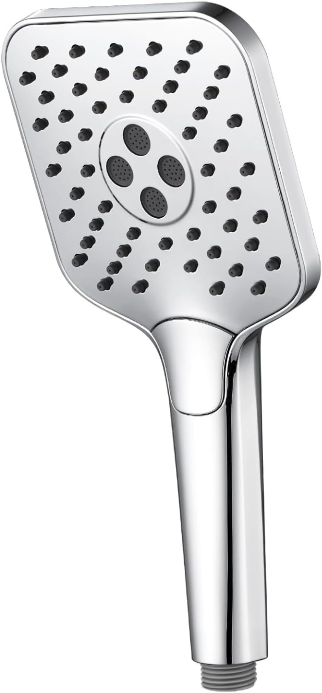 Auralum Duschkopf Wassersparend, Handbrause Duschkopf XXL, Duschbrause Hochdruck, Brausekopf gross m