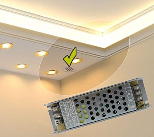 12V DC LED Trafo für Stripes - MR16 GU5.3 LED Halogen, ohne Mindestlast, kein Rauschen, kein Flimmer