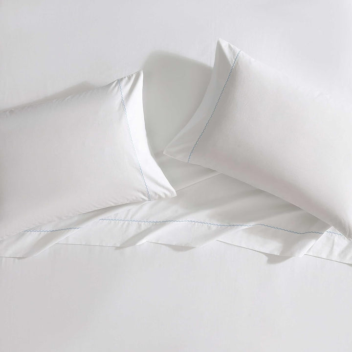 Laura Ashley Bettlaken-Set, atmungsaktive Baumwoll-Perkal-Bettwäsche mit passenden Kissenbezügen, we