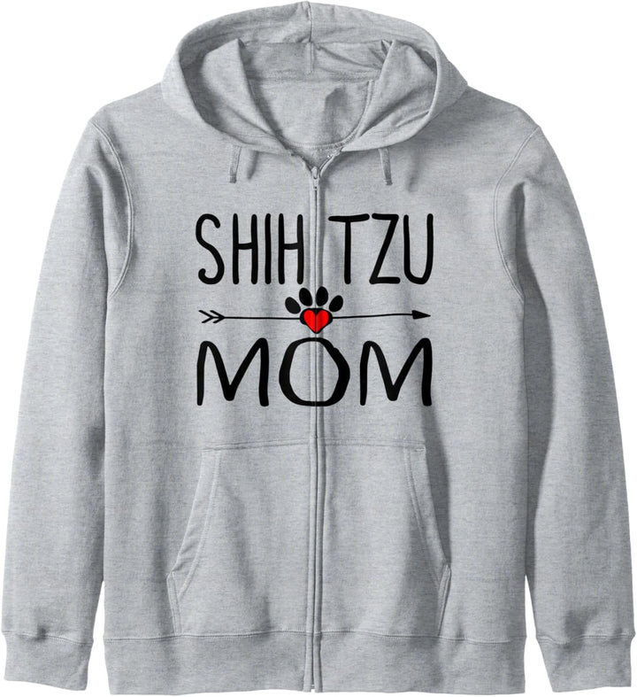 Shih Tzu Mom Gifts for Women, Parents, and Dog Owners Funny Kapuzenjacke