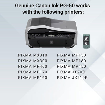 Canon PG-50 High Capacity Black Ink Cartridge