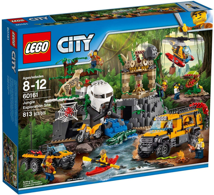 LEGO City 60161 - "Dschungel-Forschungsstation Konstruktionsspiel, bunt Dschungel Forschungsstation,