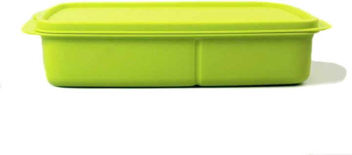 TUPPERWARE to Go Lunchbox 1 L Limette mit Trennwand Clevere Pause Schule