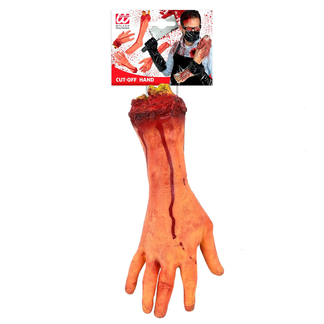W WIDMANN MILANO Party Fashion 81605 - Abgehackte Hand, in Lebensgrösse, Dekoration, Halloween, Horr