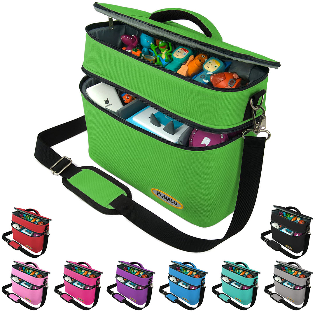 Toniebox Tasche XL kompatibel mit Toniebox 1 & 2 – Platz für bis zu 68 Hörfiguren, Kopfhörer & Lades