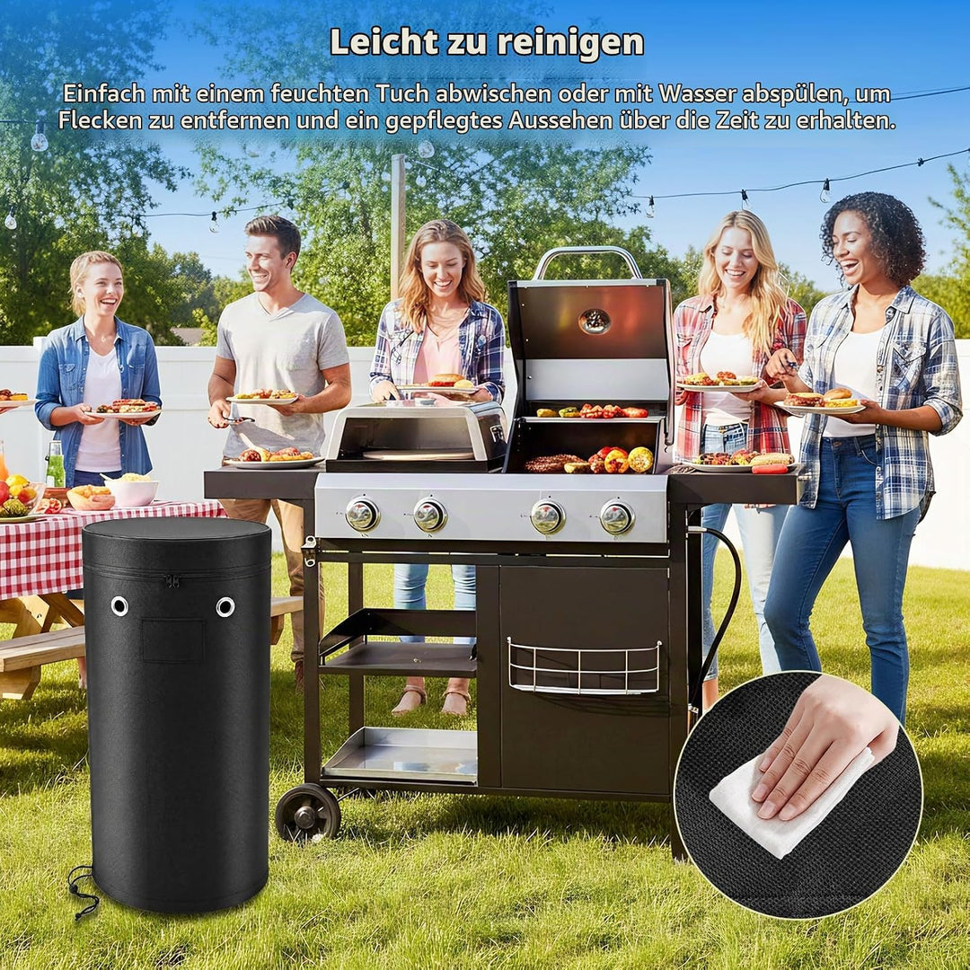 Abdeckhaube für Gasflasche, Wasserdichte 5 kg/11 kg Gasflaschenhülle | Winddichte Anti-UV Gasflasche