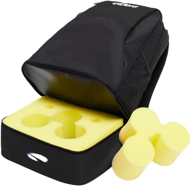 Rucksack Boccia, Eldera, 3 Kugeln, Schwarz, Schwarz , Einheitsgrösse