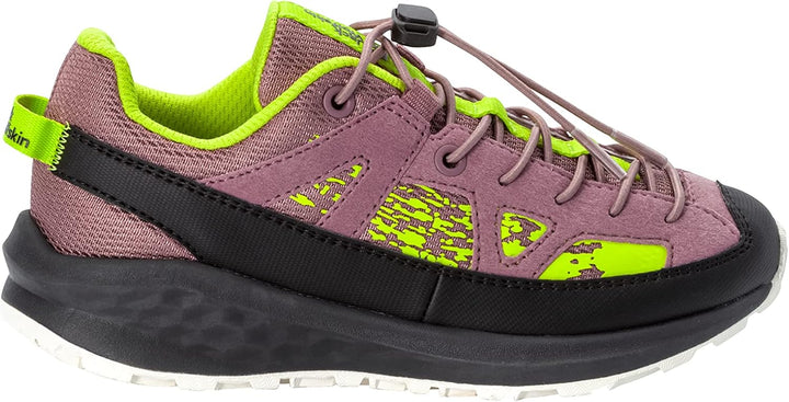 Jack Wolfskin Villi Sneaker Low K Unisex Kinder Walking-Schuh 39 EU Ash Mauve, 39 EU Ash Mauve
