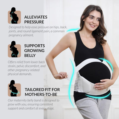 NEOtech Care - Bauchgurt für die Schwangerschaft - stützt Taille, Rücken & Bauch - Schwangerschaftsg