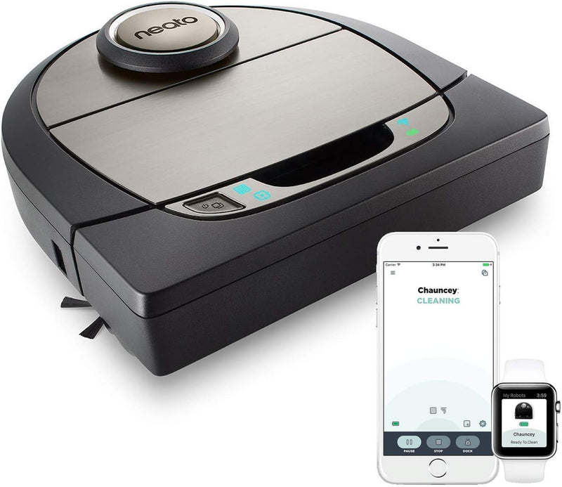 Neato Robotics Botvac D7 Connected - Premium Saugroboter mit Ladestation, Wlan & App - Staubsauger R