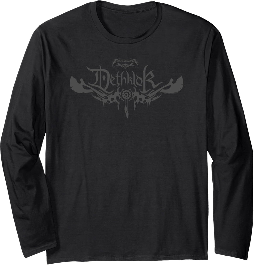 Metalocalypse Dethklok Logo Langarmshirt