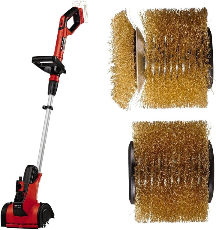 Einhell Akku-Oberflächenbürste PICOBELLA Power X-Change (Li-Ion, 18V, 195 mm Arbeitsbreite, Ø115 mm,