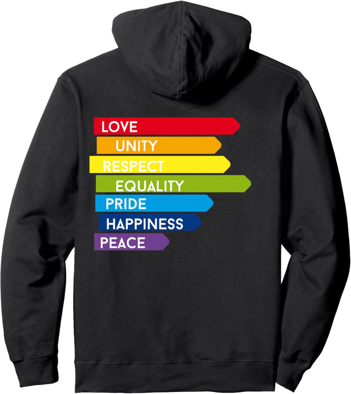 gay demo statement für Gleichberechtigung regenbogen LOL Pullover Hoodie