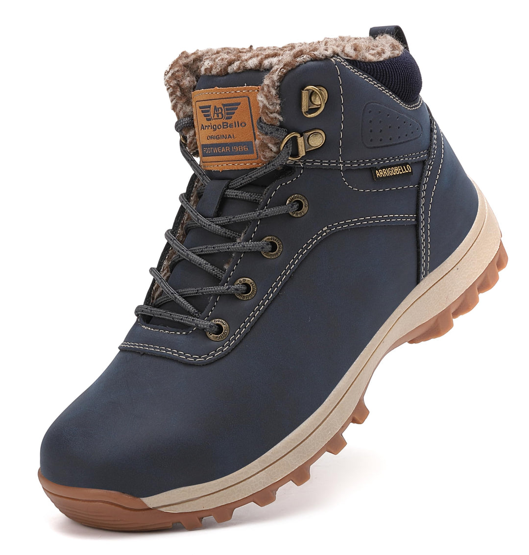 ARRIGO BELLO Winterschuhe Damen Herren Gefüttert Winterstiefel Unisex Rutschfest Schneestiefel Wärme