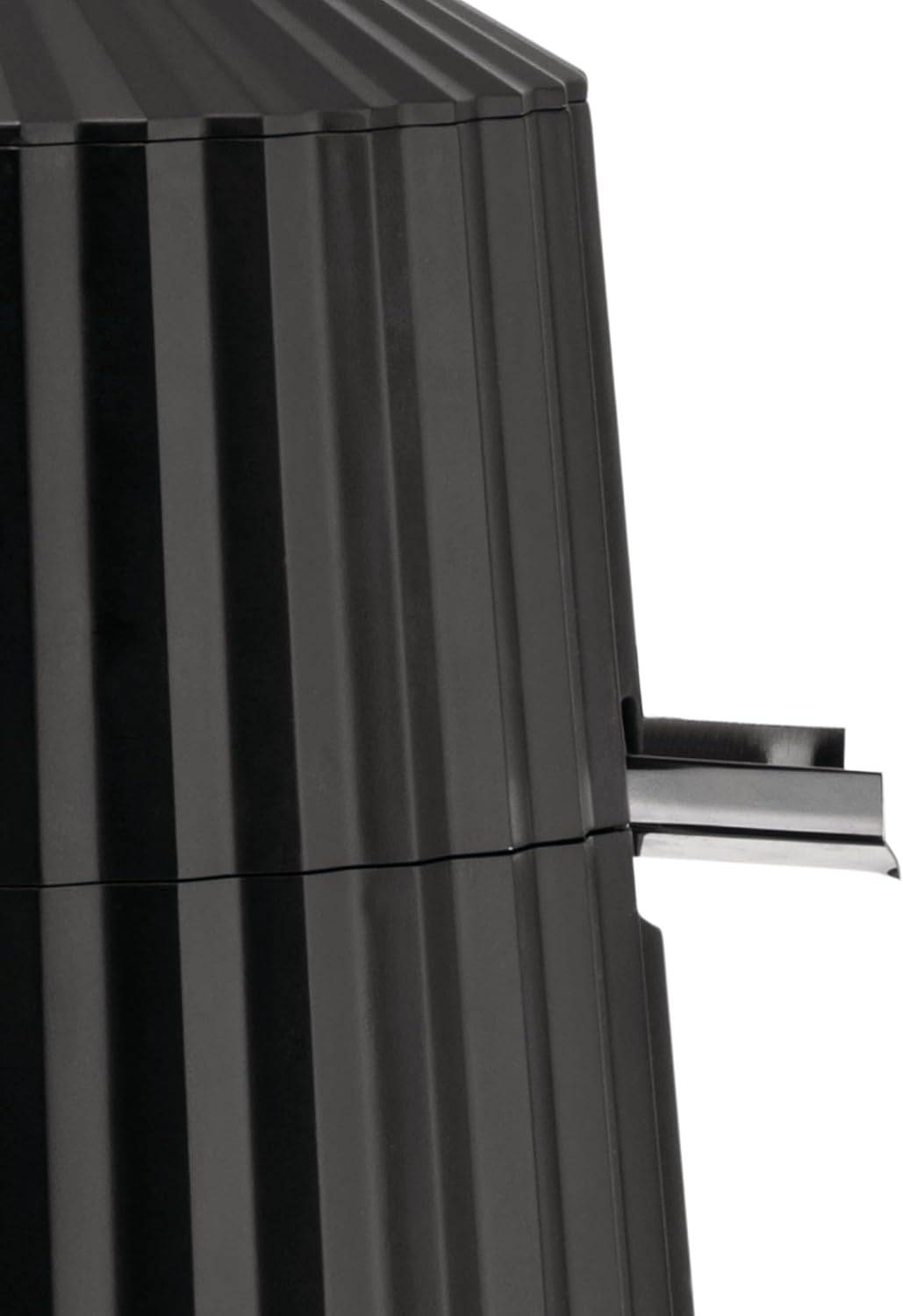 Alessi MDL07 B/UK Elektrischer Zitrusquezer, Kunststoff, Schwarz, Schwarz