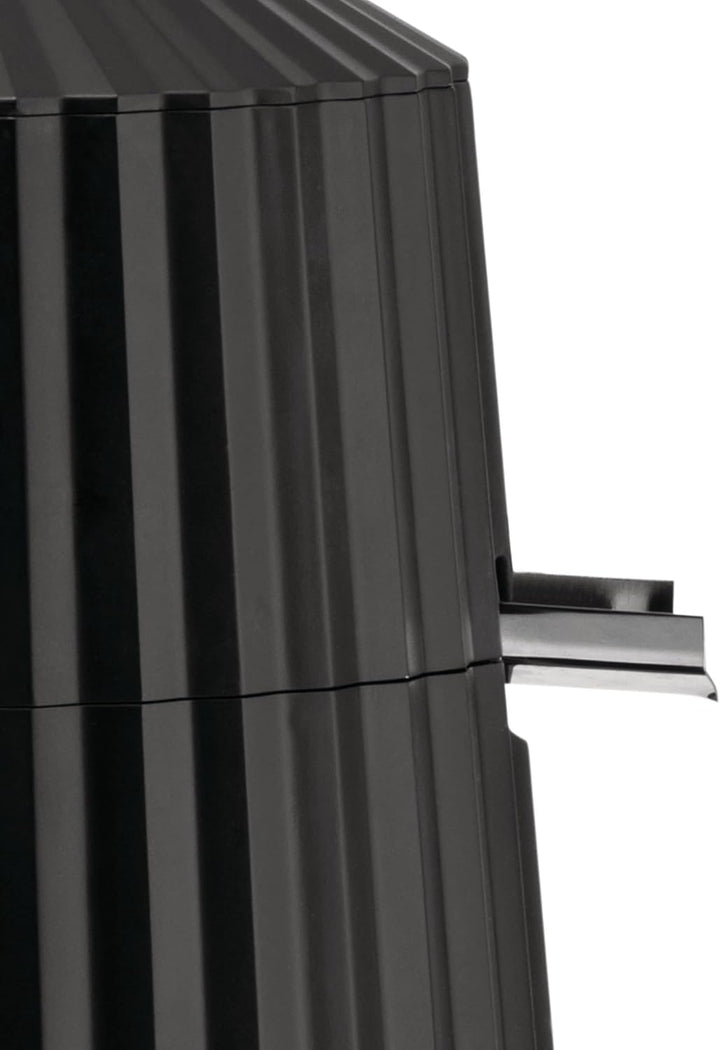 Alessi MDL07 B/UK Elektrischer Zitrusquezer, Kunststoff, Schwarz, Schwarz