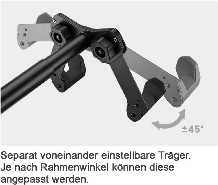HALTERUNGSPROFI Fahrrad Wandhalterung I Fahrradhalter - Winkel und Wandabstand einstellbar bis 25 kg