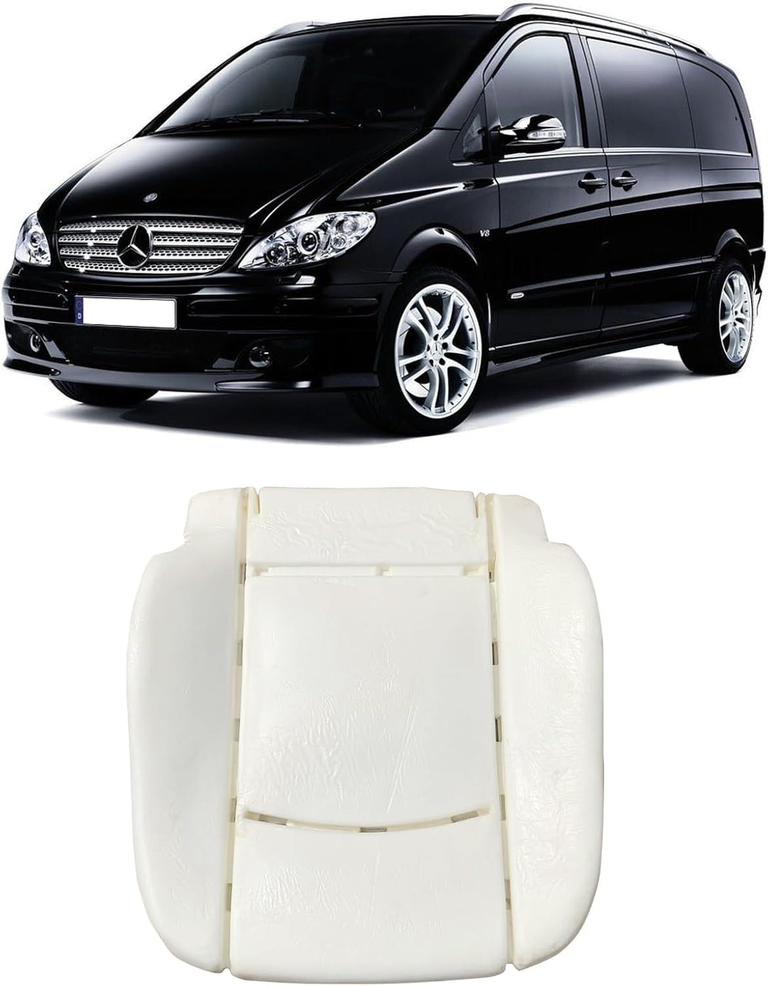 BREMER SITZBEZÜGE Sitzpolster kompatibel mit Mercedes Vito Viano W639 Schaumpolster Sitzschaum Vorde