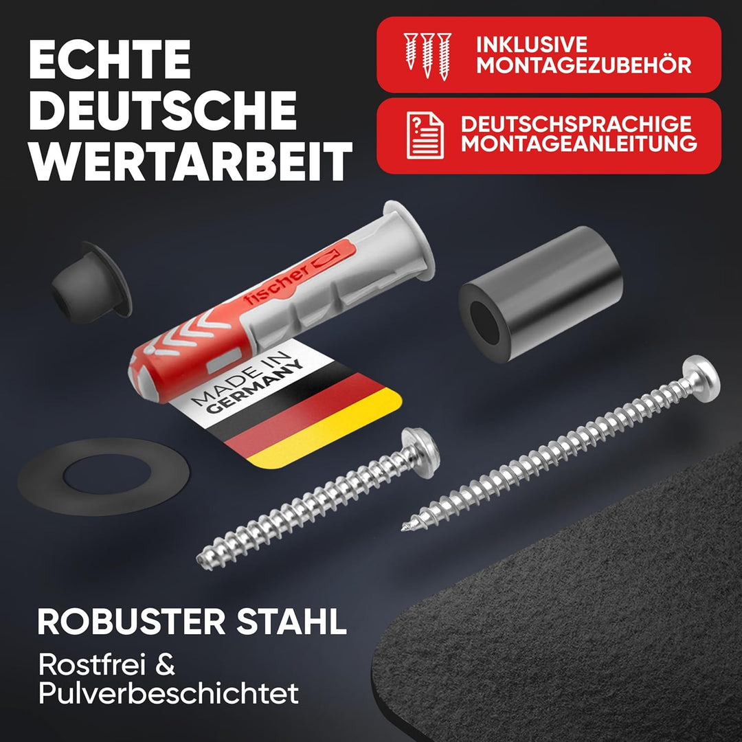 Adlerfokus Wandhalterung für Einhell Akkus & Ladegeräte [Made in Germany] Einhell Akkuhalter Wandhal