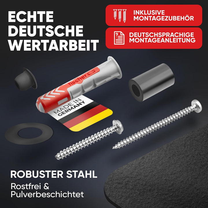 Adlerfokus Wandhalterung für Einhell Akkus & Ladegeräte [Made in Germany] Einhell Akkuhalter Wandhal