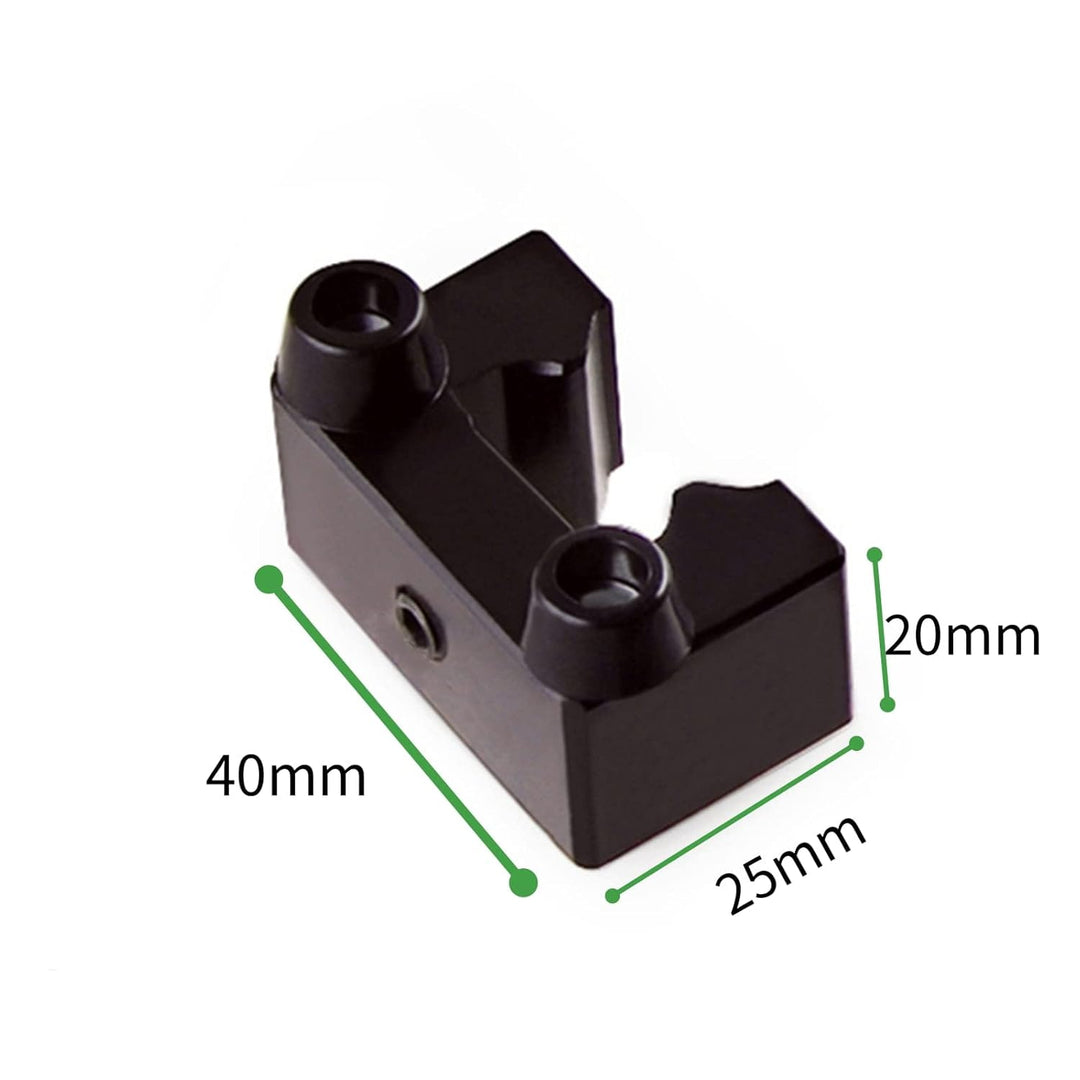 ONLISUM Block begrenzen Fester Ring 4 Stück Schiene Begrenzung Block für Linearschiene HGR20 Anti-St