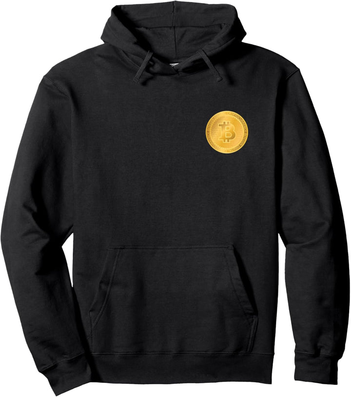 Bitcoin Münze für Kryptowährungshändler Pullover Hoodie