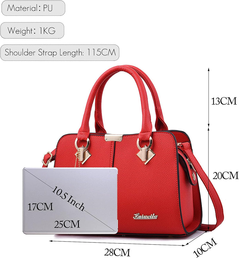 FANDARE Damen Handtasche Umhängetasche Frauen Schulterbeutel Shopper Tote Reise Henkeltasche Schulte