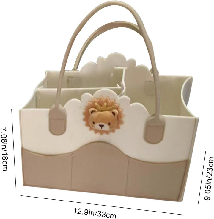 Baby-Windel-Caddy Organizer | Baby-Caddy Organizer | Filz-Baby-Windel-Caddy Kinderzimmer Aufbewahrun