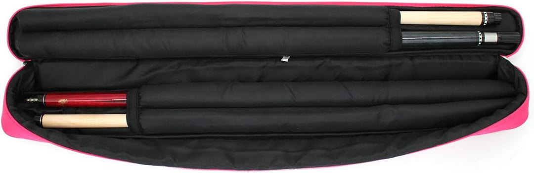 Billard Queue Set Komplettset OSC Pink, 147cm Queue mit Köcher, Handschuh und Kreide