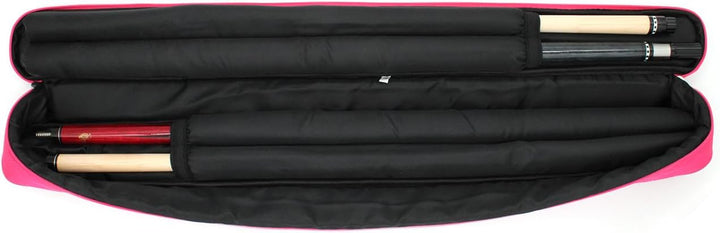 Billard Queue Set Komplettset OSC Pink, 147cm Queue mit Köcher, Handschuh und Kreide