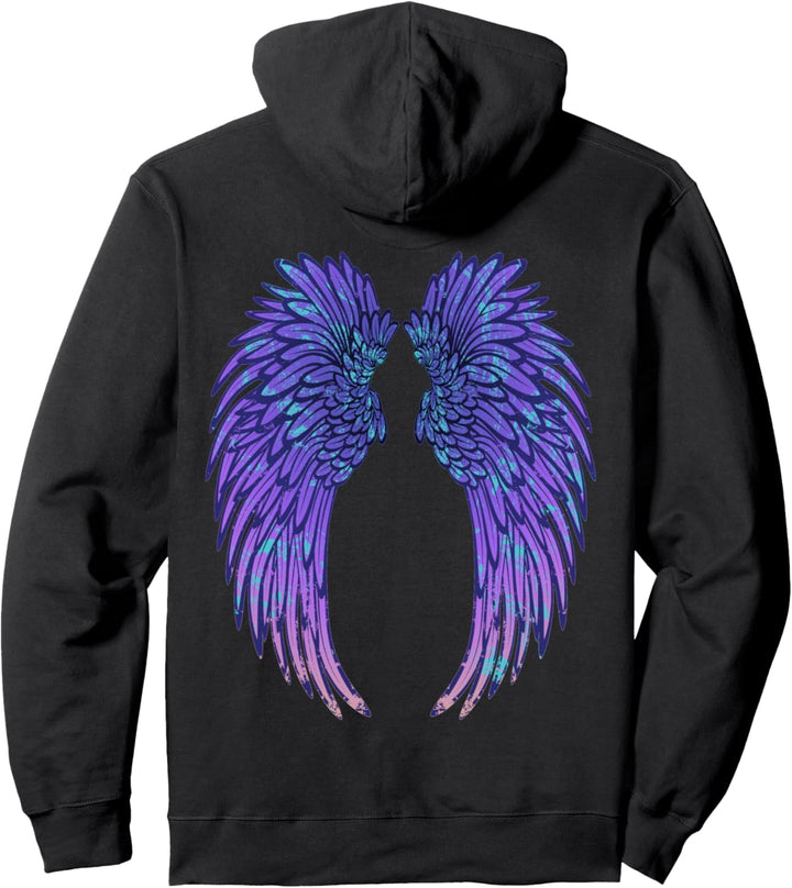 Angel Wings Eagle Wings Broken Wings Wild Wings On The Wings Pullover Hoodie