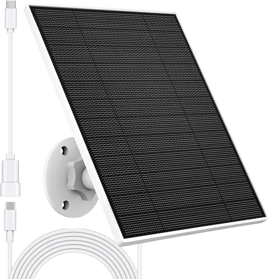 Solarpanel für Eufy Outdoor kamera, 5W Kamera Solarpanel Kompatibel mit Eufycam, Kontinuierliche Str
