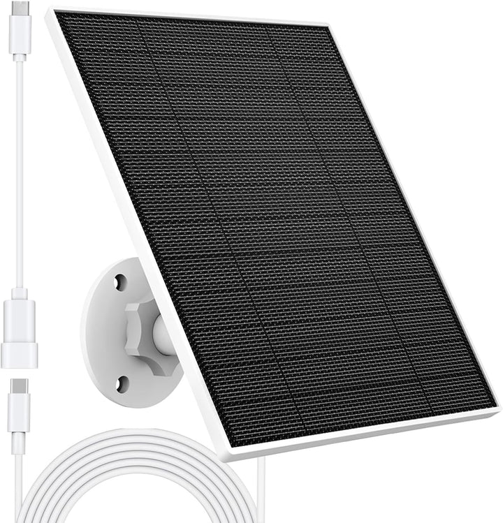 Solarpanel für Eufy Outdoor kamera, 5W Kamera Solarpanel Kompatibel mit Eufycam, Kontinuierliche Str