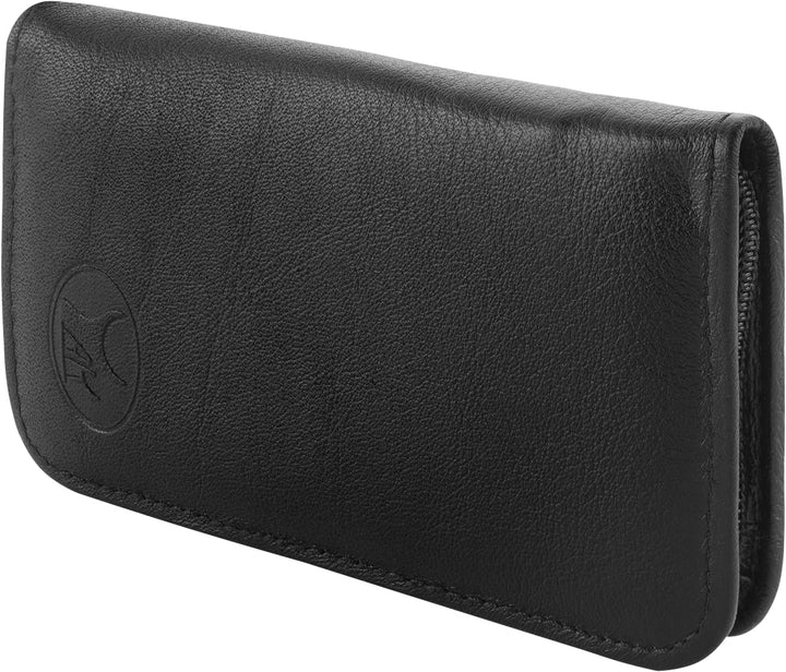 ZWILLING Maniküreset (5 Teilig, Yak Leder-Etui, Reissverschluss, mit Kompakt-Nagelknipser), Premium,