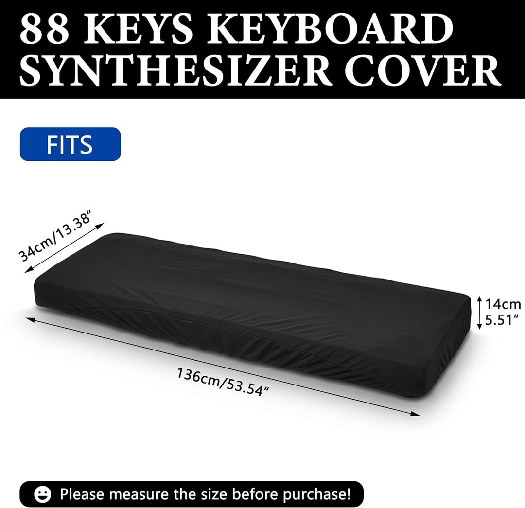 Staubschutz für Klaviertastaturen mit 88 Tasten, kompatibel mit NI KONTROL S88, KORG SV-2 88, SV-2S