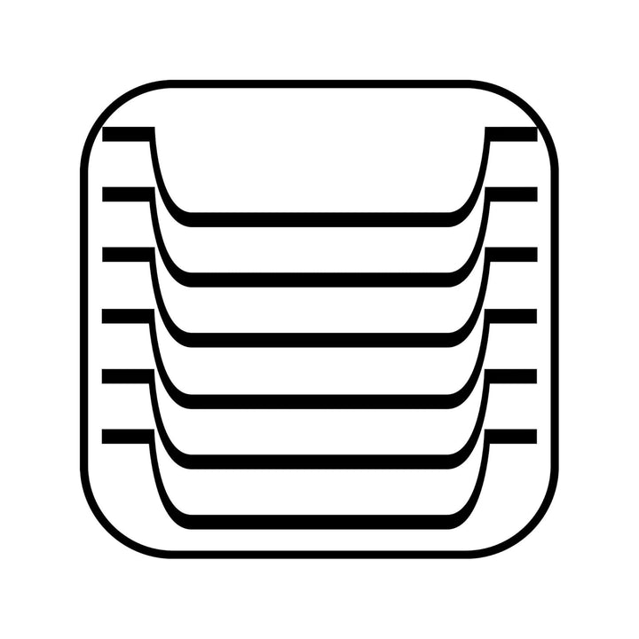 APS 11648 Table Caddy „Element“, graue Tischhilfe aus Beton mit 2 Löchern ( je 6,5 cm) und möbelscho