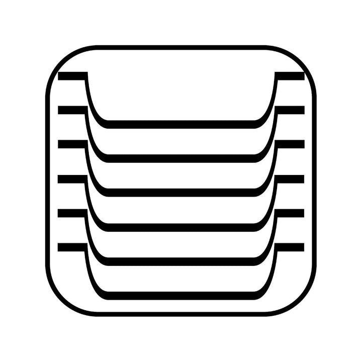 APS 11648 Table Caddy „Element“, graue Tischhilfe aus Beton mit 2 Löchern ( je 6,5 cm) und möbelscho