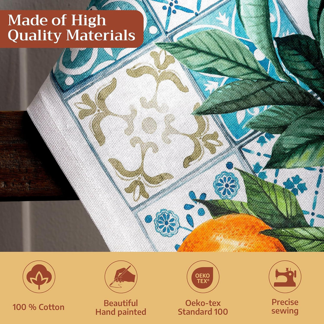 Maison d' Hermine Küchenhandtuch, 100% Baumwolle Set von 3, 50 cm x 70 cm Küchenhandtücher Tischgesc