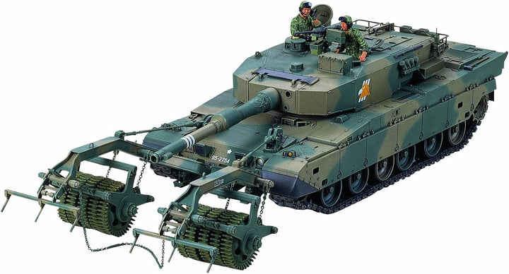 TAMIYA 35236 1:35 JGSDF KPz Typ 90 Minenräumer (2), originalgetreue Nachbildung, Modellbau, Plastik