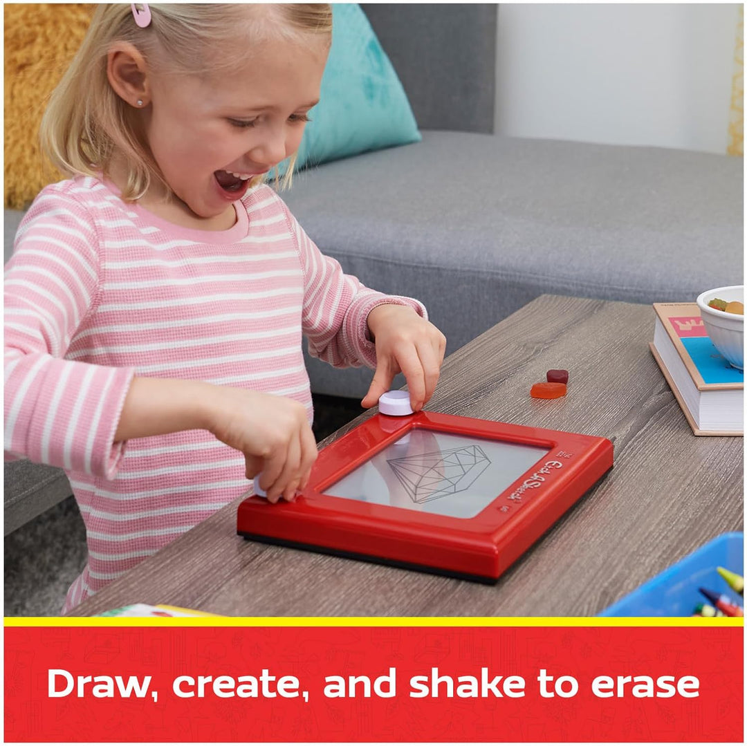 Etch A Sketch - Original Magic Screen - Magnettafel für Kinder - aus 86% recyceltem Kunststoff - Kre