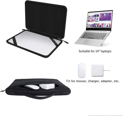 Smatree 14 Zoll Laptop Tragetasche Harte Schale, Kompatibel mit 14 Zoll Razer Blade 14 Gaming-Laptop