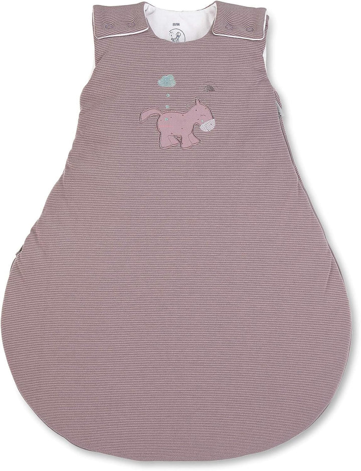 Sterntaler Baby-Schlafsack, Pony Pauline, Reissverschluss und Knöpfe, Grösse: 62/68 62/68 Single, 62