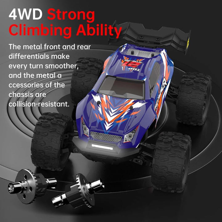 X-Verse MT14R 4WD 100KM/H Ferngesteuertes Auto, 1:14 Wasserdichtes RC Autos mit 3S Bürstenloser Moto