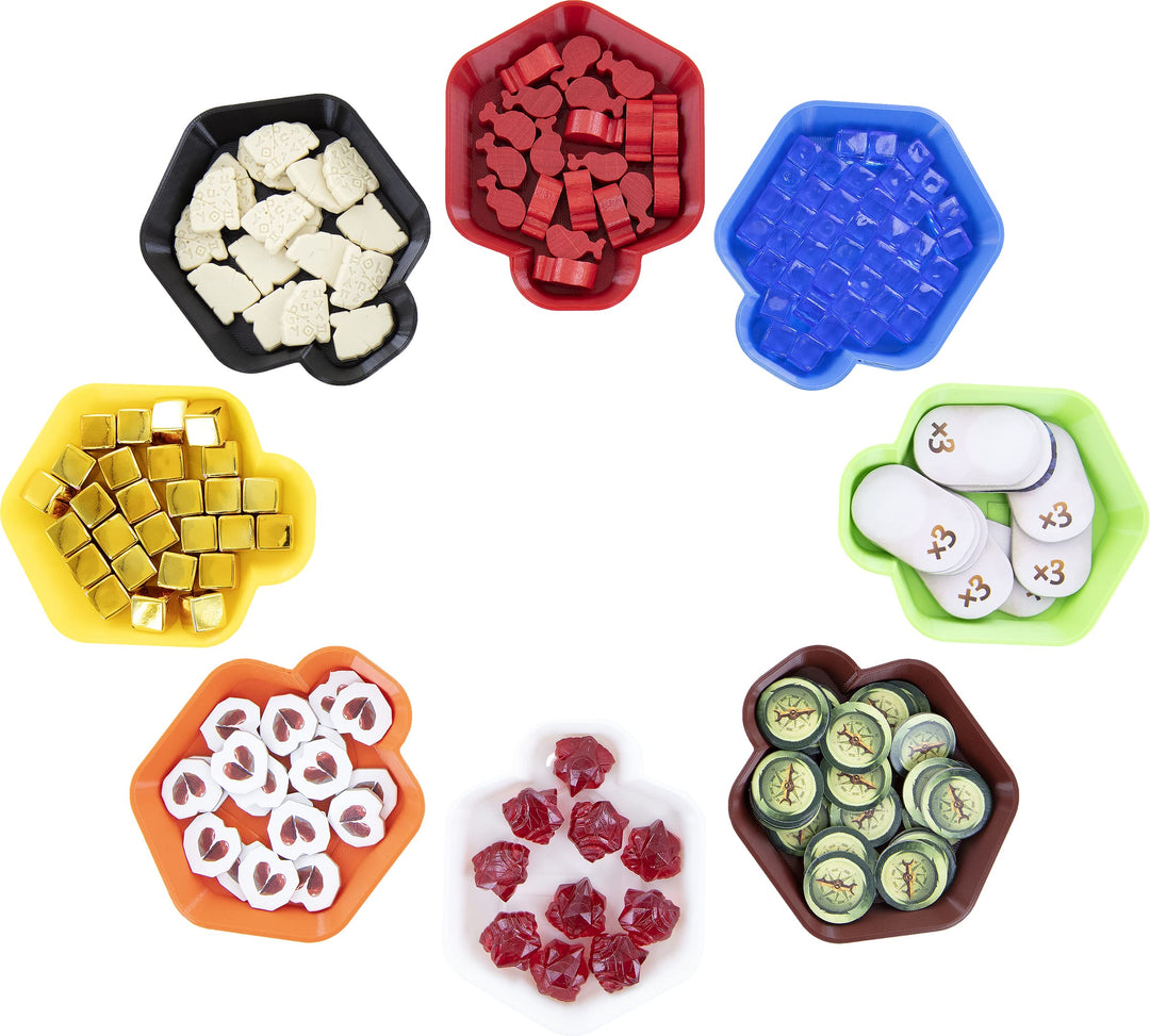 Feldherr 16er Set Token-Trays Shell Classic