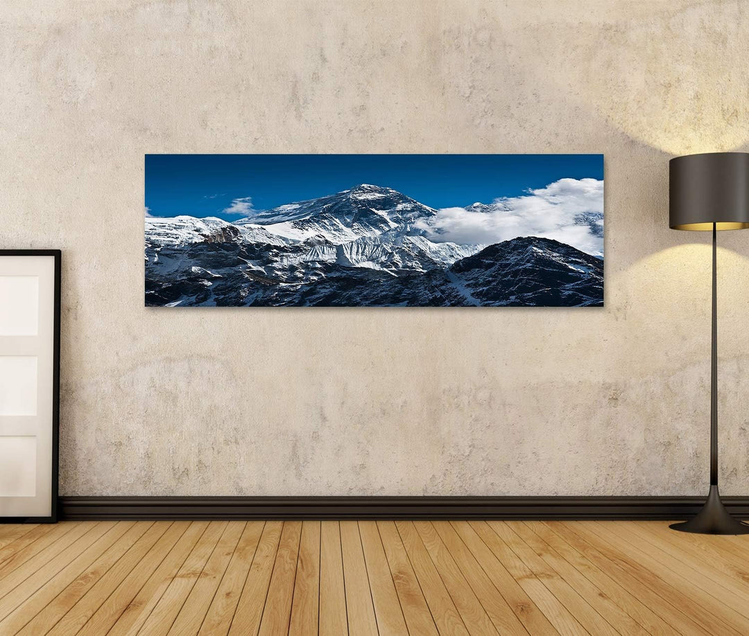 islandburner Bild auf Leinwand Mount Everest Berggipfel Top World Bilder Wandbilder Poster Leinwand