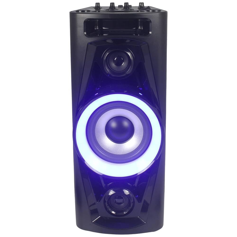 Reflexion PS07BT Mobile Discosoundmaschine (Bluetooth, True Wireless Stereo, Radio, USB, AUX-IN, Kar