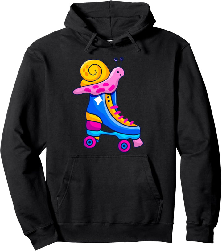 Schnecke Roller Inline Skater Skates Rollschuh Geschenk Pullover Hoodie